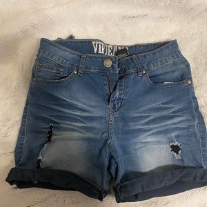 Blue Jean Shorts